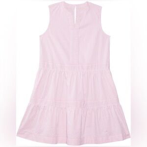 Vineyard Vines Girls Harbor Tiered Dress